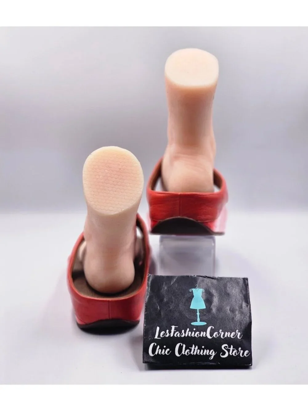 FitFlop Women's Orange Leather Cha Cha Beaded Fringe Thong Sandals Size 10 3341 - Picture 4 of 16